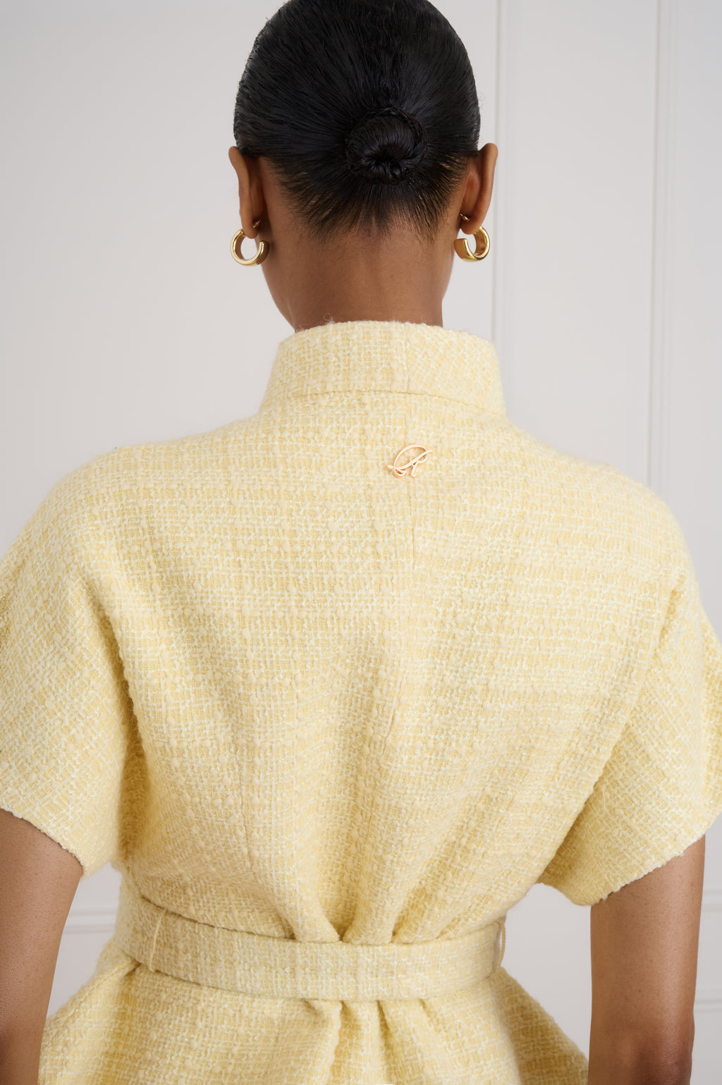 The Cordelia Tweed Jacket - lemon cake