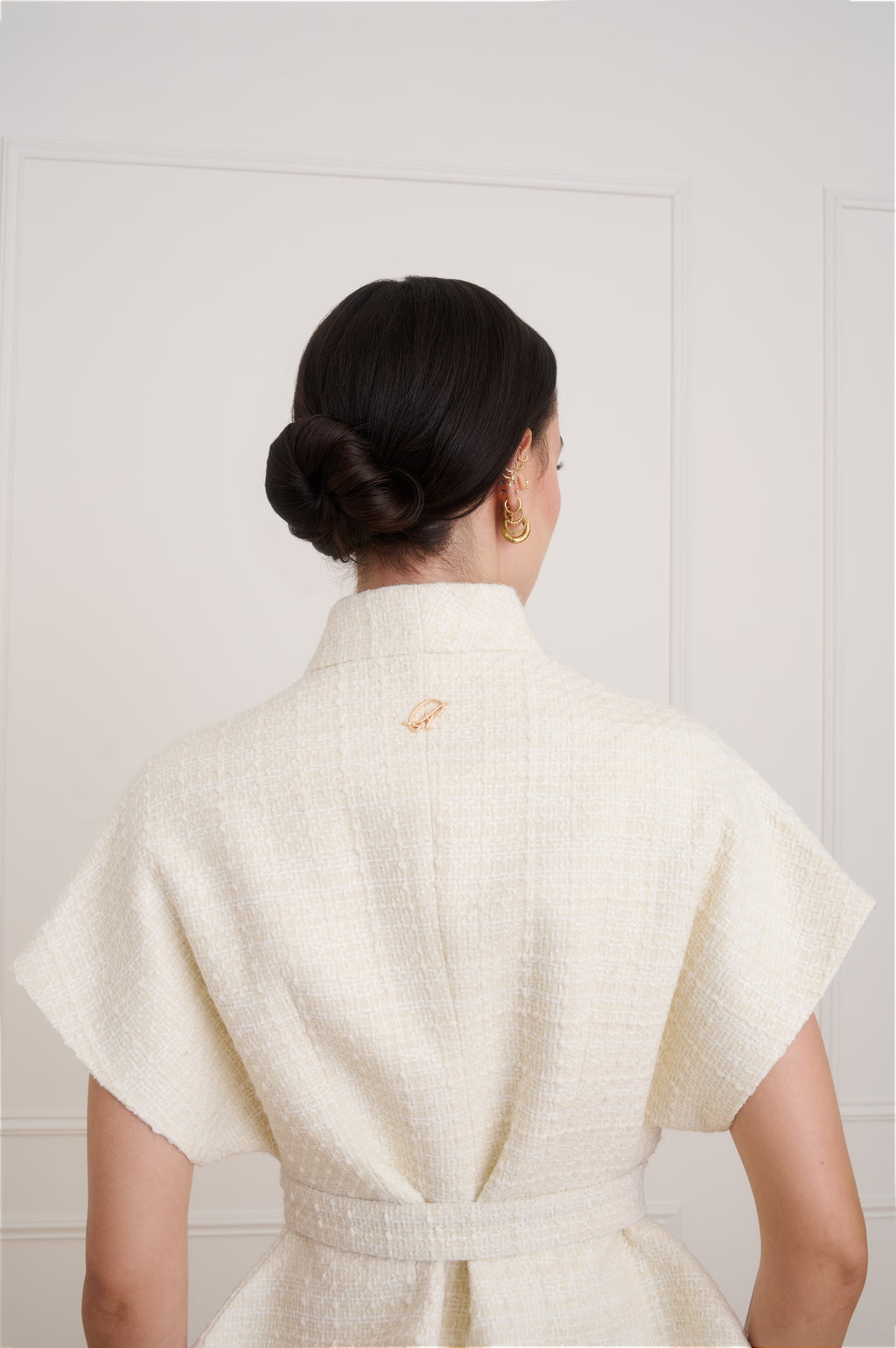 The Cordelia Tweed Jacket - buttercream