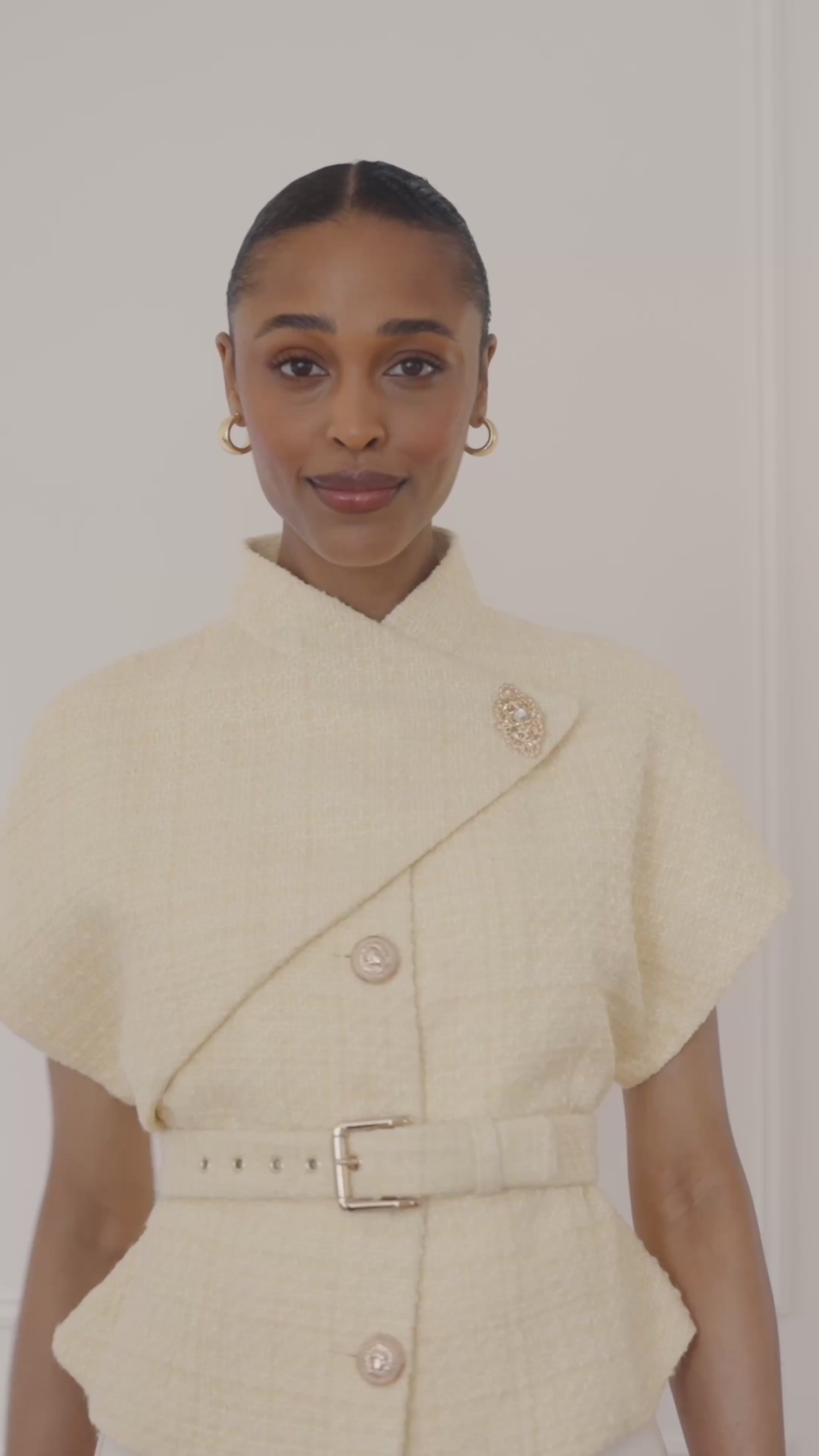 The Cordelia Tweed Jacket - lemon cake